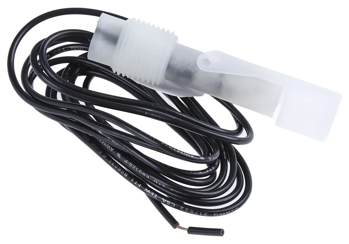 Produktfoto 1 von Sensata / Cynergy3 RSF80 Schwimmerschalter Extern Viton, Silikon, 120 V dc, SPNO, -20 °C 240 V ac → 100 °C, mit 1 m