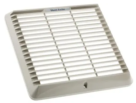 Produktfoto 1 von Vent-Axia Parallel Pulverbeschichteter Stahl Lüftungsgitter Weiß 150 mm 150mm 15 mm