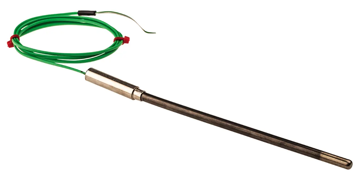 Produktfoto 1 von RS PRO Edelstahl Mineralisoliertes Thermoelement Typ K, Ø 6mm x 150mm → +1100°C
