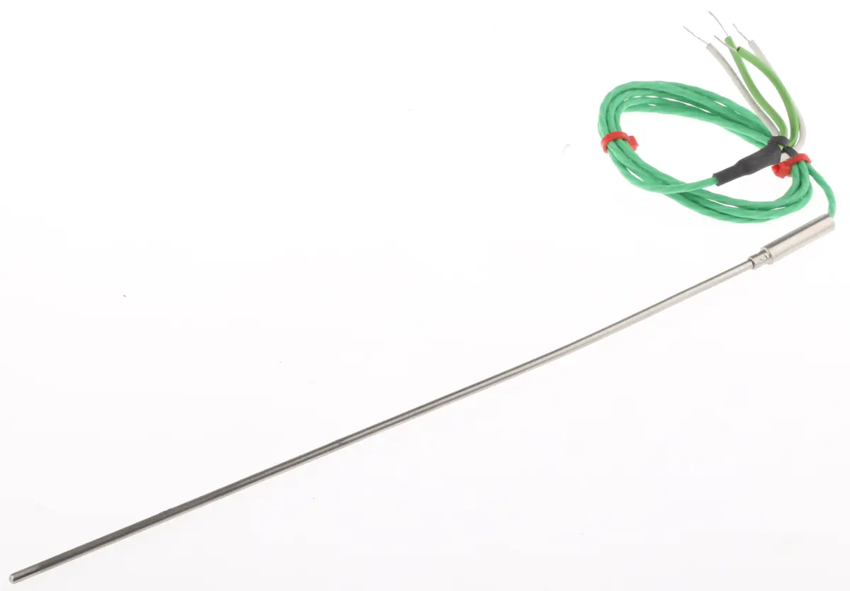 Produktfoto 1 von RS PRO Edelstahl Mineralisoliertes Thermoelement Typ K, Ø 3mm x 250mm → +1100°C