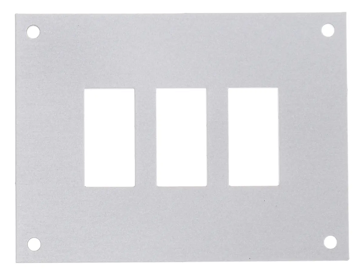 Produktfoto 1 von RS PRO Standardgröße Thermoelement-Panel für Bis zu 3 Fasziensteckdosen
