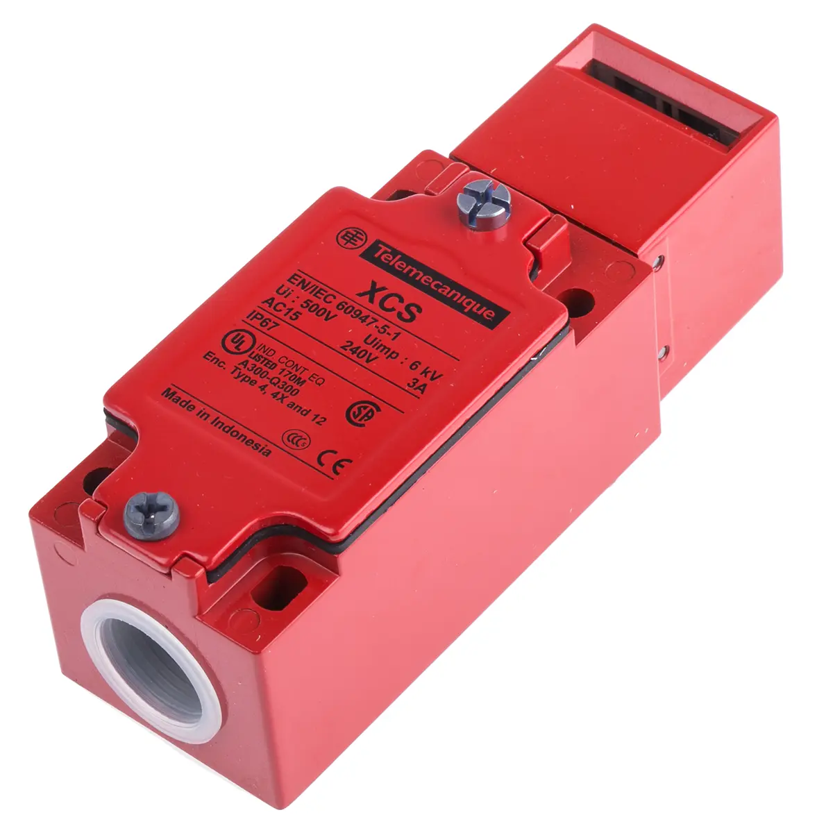 Produktfoto 1 von Telemecanique Sensors Nein XCSA Sicherheits-Verriegelungsschalter Mit Schlüssel Verriegelung Betätiger inklusive 3