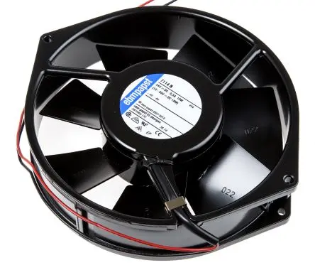 Produktfoto 1 von ebm-papst 7100 N Axiallüfter, Kugel, 24V dc / 12 W 500 mA, 2850 U/min, 308 m³/h IP54 150 mm 150mm 38 mm