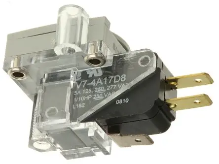 Produktfoto 1 von Herga SPDT (NO/NC) 2 Differenzial Drucksensor, 250V ac, 0.07 bar → 2.75 bar