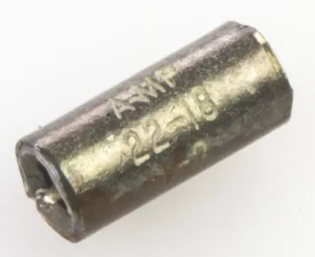 Produktfoto 1 von TE Connectivity 322326 Spleißverbinder, Parallel Unisoliert, Ø 3.58 mm, Ges.L 7.65mm, 16 AWG max.