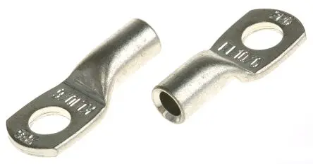 Produktfoto 1 von Klauke Ringkabelschuh, Unisoliert, Grau, 8 AWG max.AWG, aussen ø 12 mm, innen ø 6.5 mm, M6