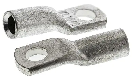 Produktfoto 1 von Klauke Ringkabelschuh, Unisoliert, Grau, 6 AWG max.AWG, aussen ø 12 mm, innen ø 6.5 mm, M6