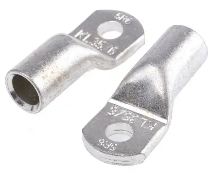 Produktfoto 1 von Klauke Ringkabelschuh, Unisoliert, Grau, 2 AWG max.AWG, aussen ø 17 mm, innen ø 6.5 mm, M6
