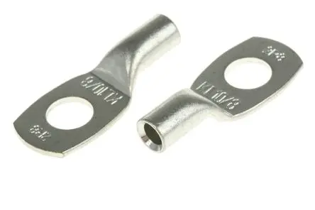 Produktfoto 1 von Klauke Ringkabelschuh, Unisoliert, Grau, 8 AWG max.AWG, aussen ø 15 mm, innen ø 8.5 mm, M8