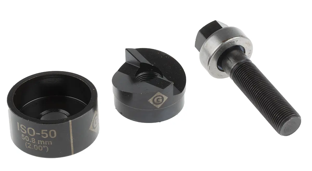 Produktfoto 1 von Greenlee Stempel- und Matrizensatz, 50.8 mm Rund, Hand