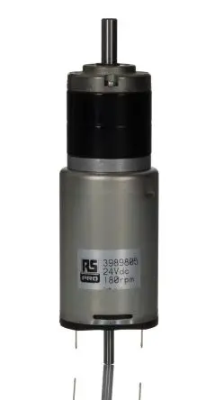 Produktfoto 1 von RS PRO 3GP3 Hohes Drehmoment DC-Getriebemotor bis 2.2 Nm 35:1, 24V dc / 13.2 W, 180U/min, Wellen-Ø 6 mm, 38mm x 101 mm x
