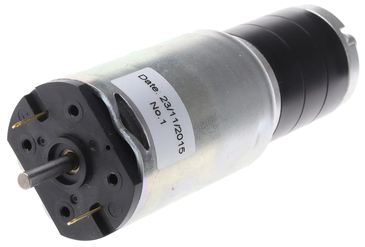 Produktfoto 1 von RS PRO Bürsten-Getriebemotor bis 4.5 Nm, 24 V dc / 13.2 W, , Wellen-Ø 6mm, 38mm x 106mm