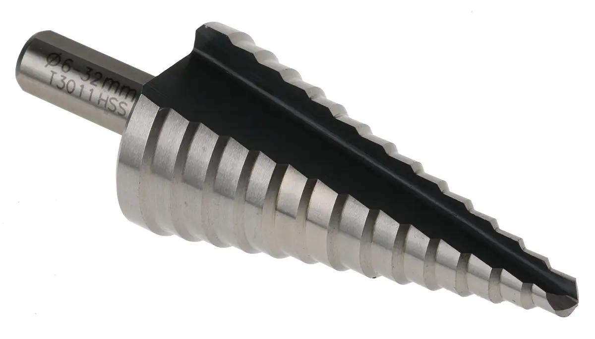 Produktfoto 1 von CK HSS Stufenbohrer 12-stufig, 6mm → 32mm