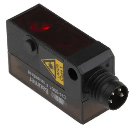 Produktfoto 1 von Baumer OHDK Kubisch Optischer Sensor, Diffus, PnP Ausgang, 4-polig M8