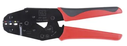 Produktfoto 1 von RS PRO Crimp-Werkzeug für Isolierte DIN-Klemmen rot, blau, gelb, 225mm