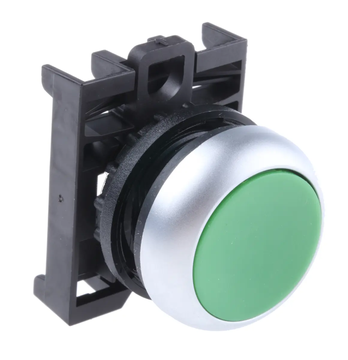 Produktfoto 1 von Eaton RMQ Titan M22 Drucktastenkopf Ø 22 mm, Grün wartungsfrei Rund Rund Kunststoff, IP69