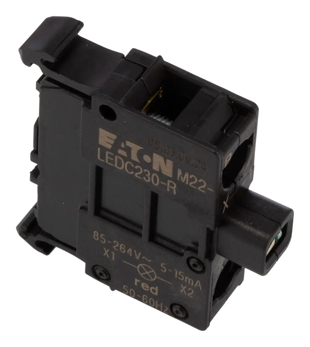 Produktfoto 1 von Eaton RMQ Titan M22 Lichtblock Anzeigenblock LED Rot beleuchtet 264V ac Schraube