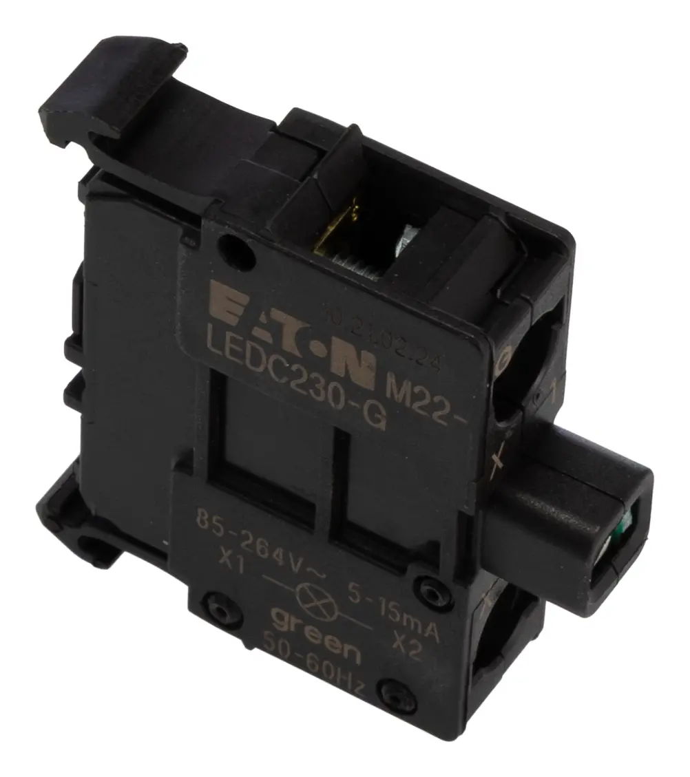 Produktfoto 1 von Eaton RMQ Titan M22 Lichtblock Anzeigenblock LED Grün beleuchtet 264V ac Schraube