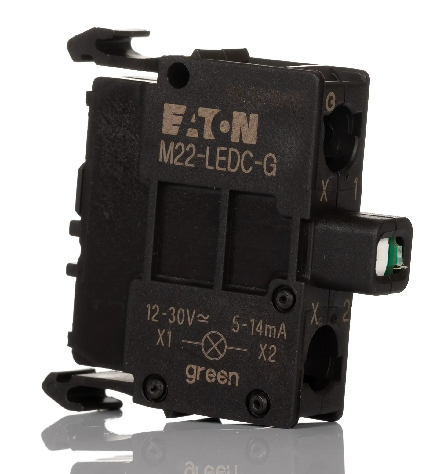 Produktfoto 1 von Eaton RMQ Titan M22 Lichtblock Anzeigenblock LED Grün beleuchtet 30V ac/dc Schraube