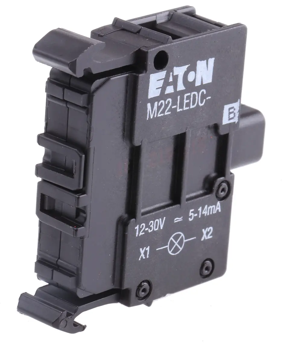 Produktfoto 1 von Eaton RMQ Titan M22 LED-Block Anzeigenblock LED Blau beleuchtet 12V ac/dc, 30 V ac/dc Schraube