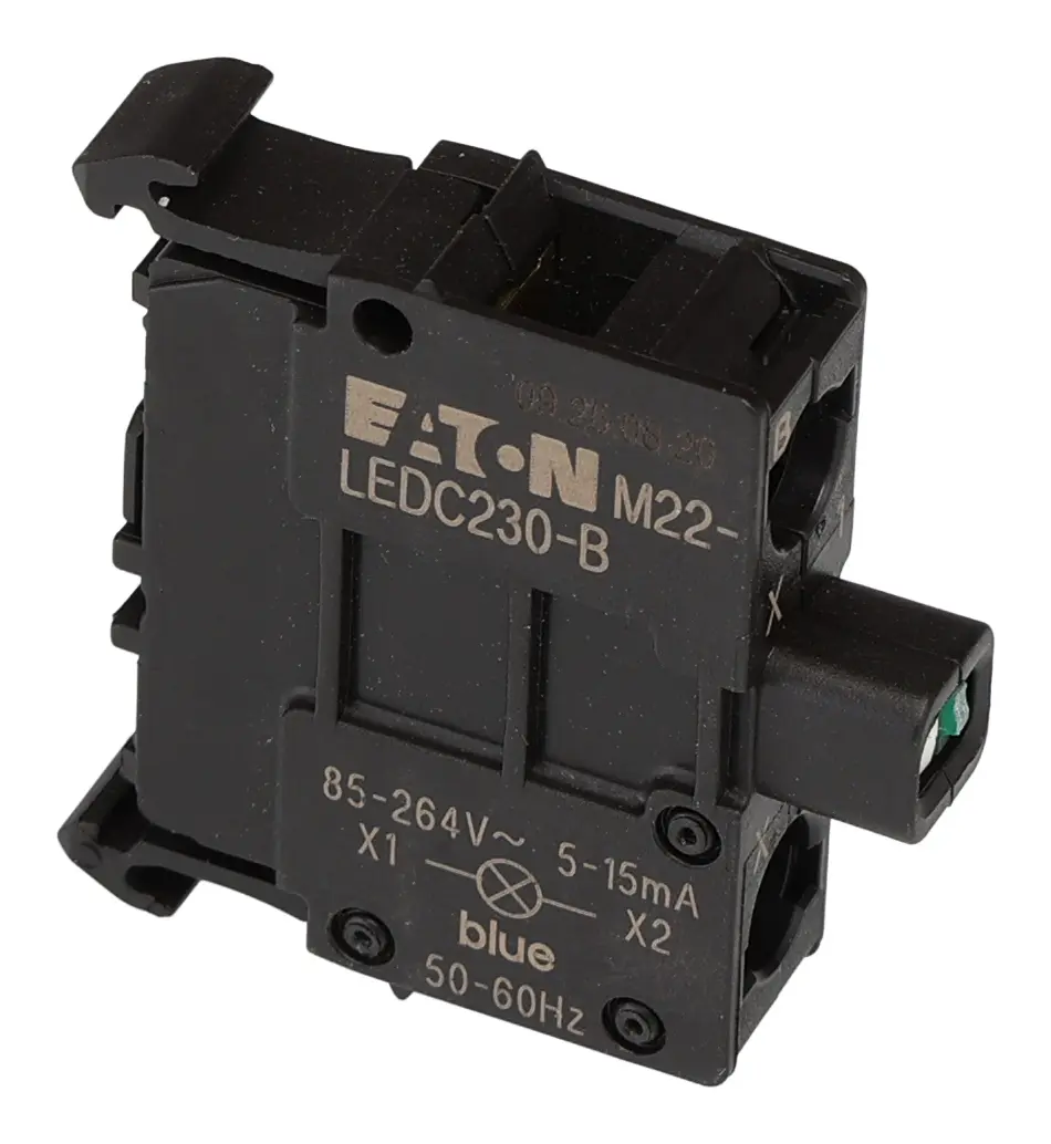 Produktfoto 1 von Eaton RMQ Titan M22 Lichtblock Anzeigenblock LED Blau beleuchtet 264V ac Schraube