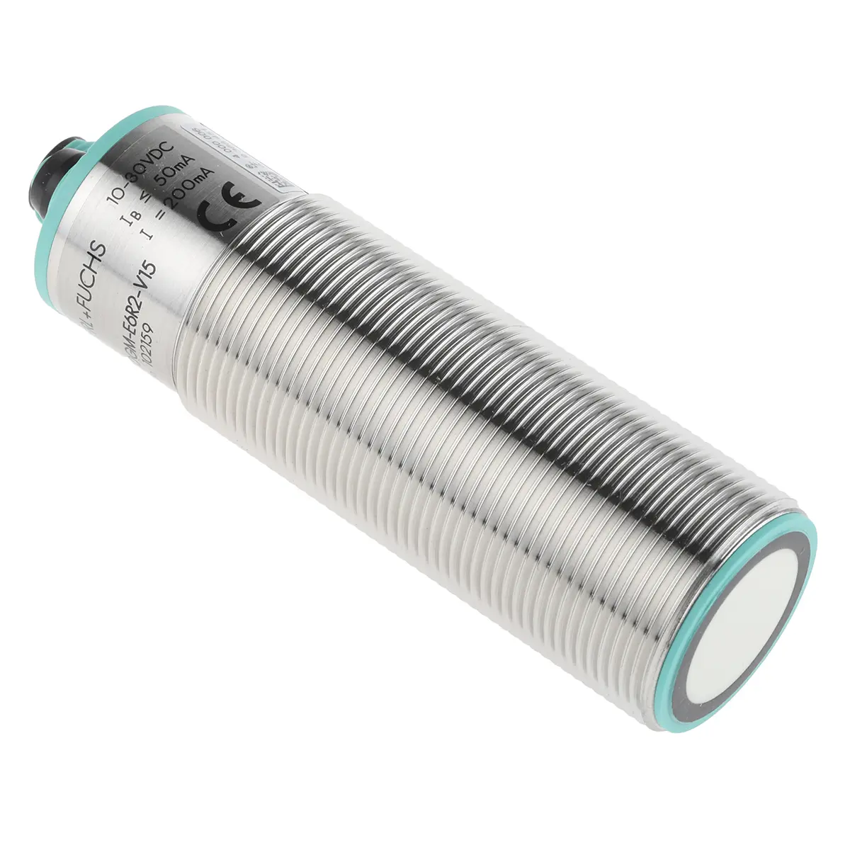 Produktfoto 1 von Pepperl + Fuchs M30 Näherungssensor Ultraschall, Gewinderohr 2 m PNP x2 10 → 30 V dc / 200 mA NO/NC, IP65