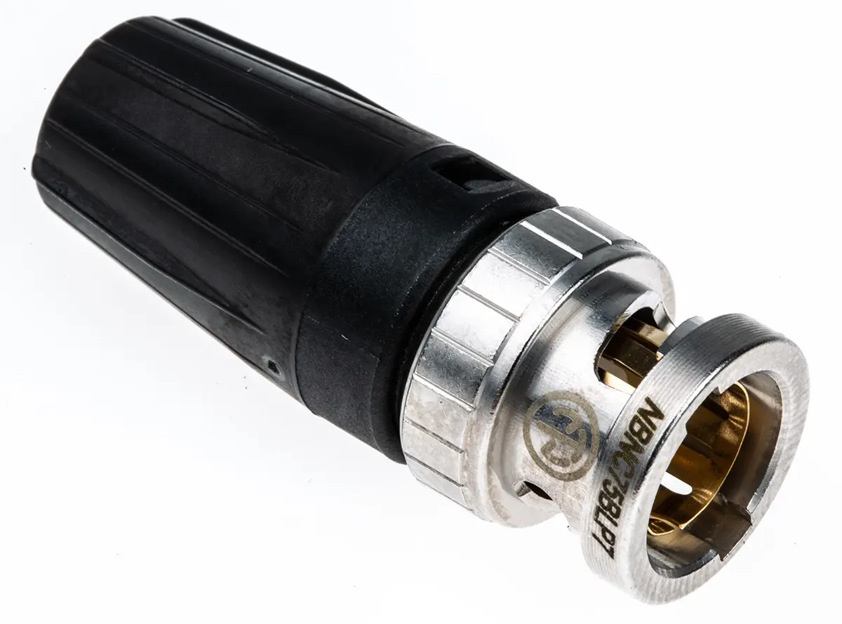 Produktfoto 1 von Neutrik BNC Stecker Koaxialsteckverbinder BNC-Steckverbinder, Kabel, für RG59B/U-Kabel, 75 Ω Crimpbefestigung, Standard,