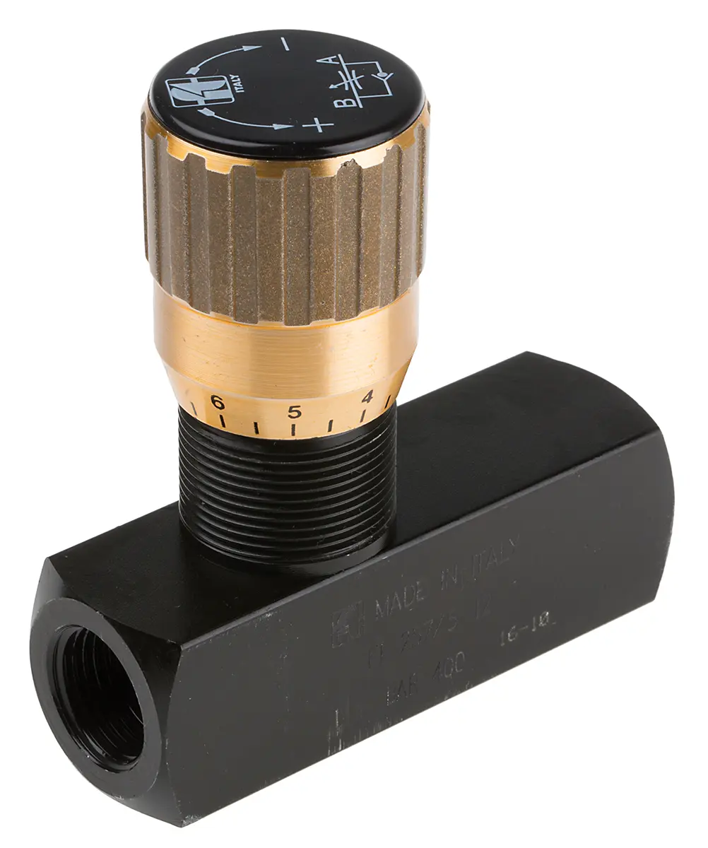 Produktfoto 1 von RS PRO Linien G Hydraulik-Durchflusssteuerventil 85 L/min