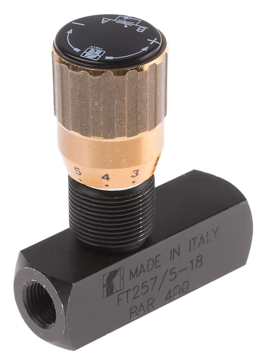 Produktfoto 1 von RS PRO Linien G Hydraulik-Durchflusssteuerventil 6.2 L/min