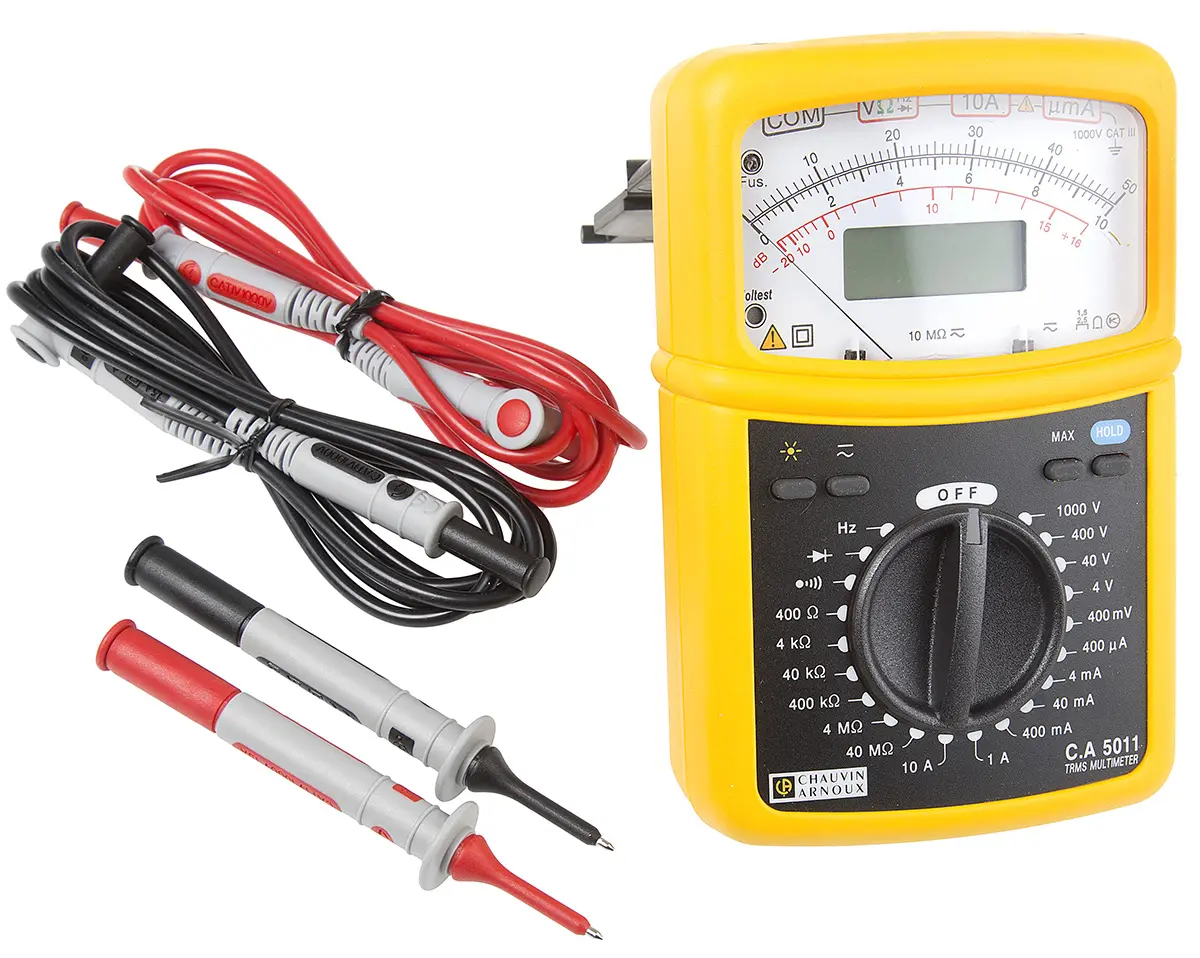 Produktfoto 1 von Chauvin Arnoux CA 5011 Tragbar Multimeter, 40 mΩ