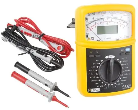 Produktfoto 1 von Chauvin Arnoux CA 5011 Tragbar Multimeter, 40 mΩ