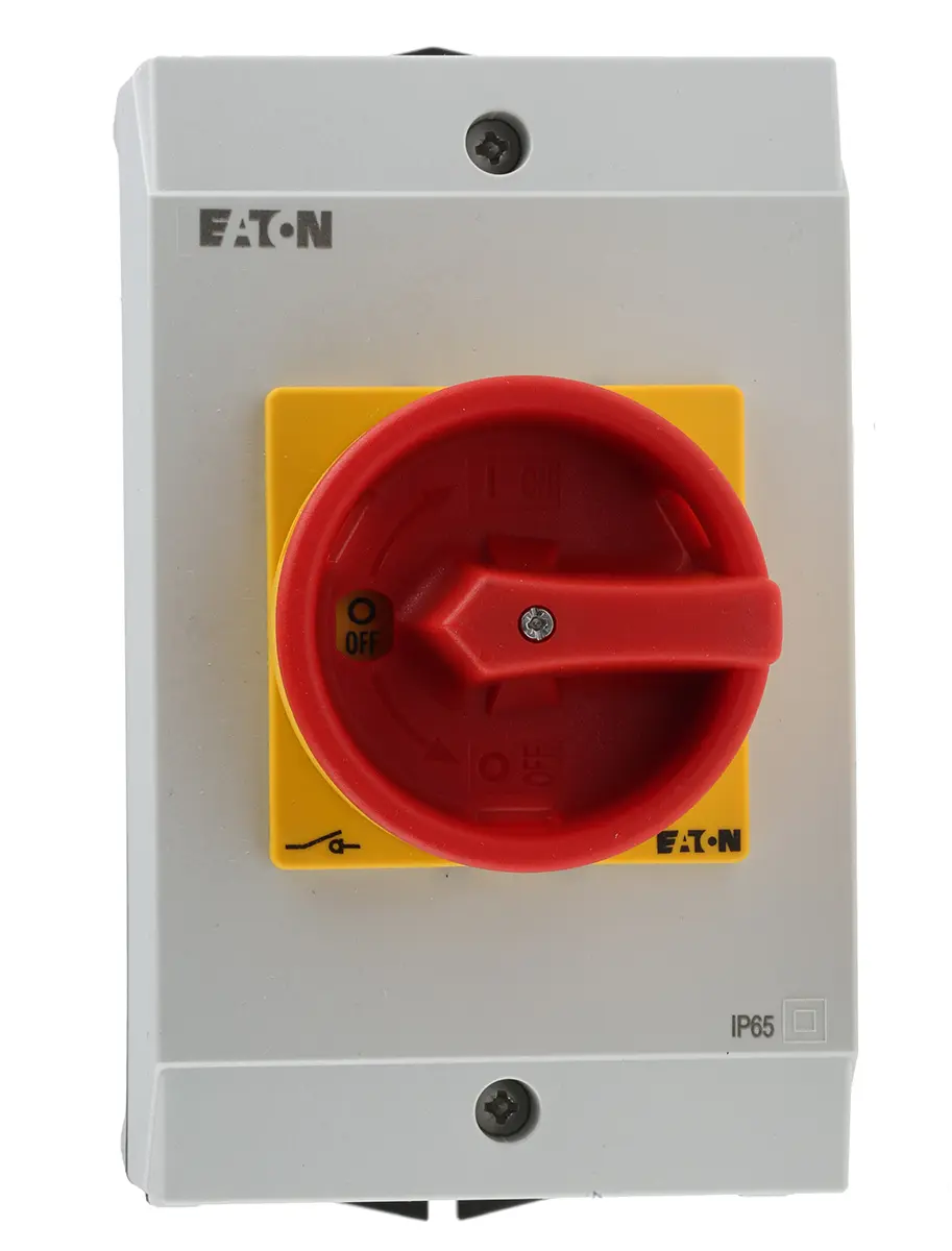 Produktfoto 1 von Eaton Trennschalter 6P-polig 32A Rot IP 65 13kW 400V ac Schließer/Öffner