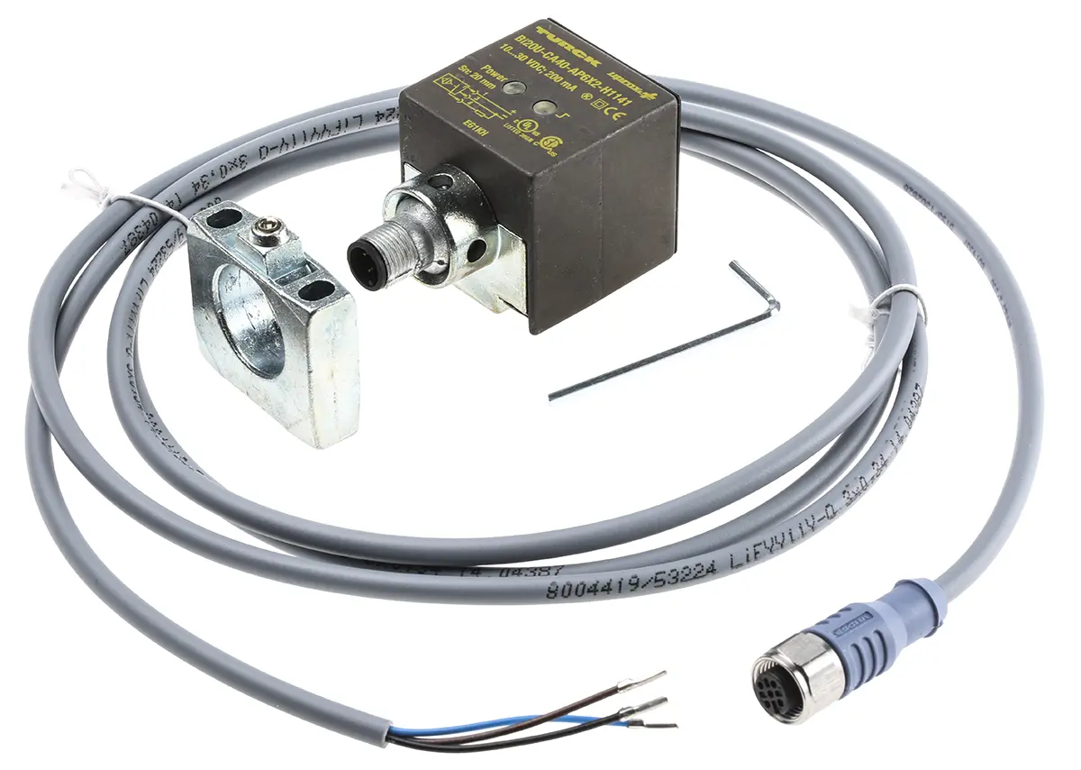 Produktfoto 1 von Turck M12 Näherungssensor Induktiv, Kubisch 20 mm PNP 10 → 30 V dc / 200 mA NO, IP67