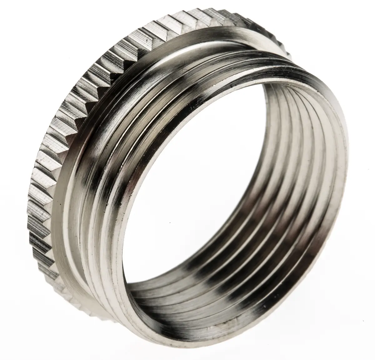 Produktfoto 1 von Lapp SKINDICHT Kabelverschraubung Adapter Typ Adapter PG16 M25 Messing vernickelt Metallisch -60 °C / 200 °C