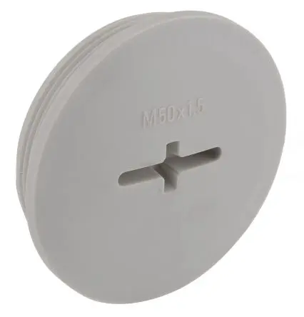 Produktfoto 1 von Lapp 5200 Blindstopfen M50, Glasfaserverstärktes Polyamid Mit Gewinde Ø 56.1 mm, IP54, Grau