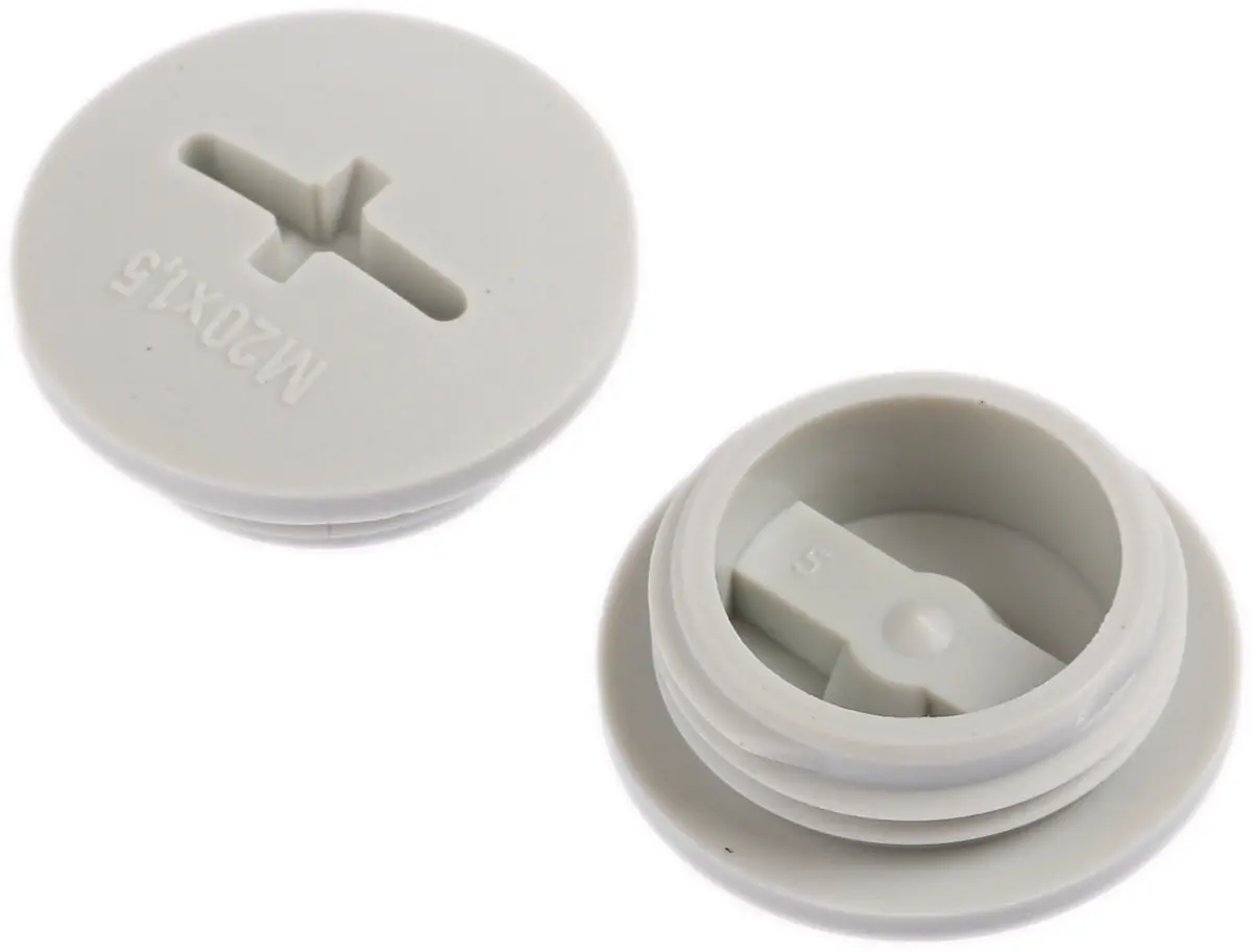 Produktfoto 1 von Lapp 5200 Blindstopfen M20, Glasfaserverstärktes Polyamid Mit Gewinde Ø 24 mm, IP54, Grau