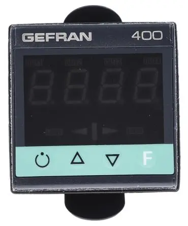 Produktfoto 1 von Gefran 400/401 PID Temperaturregler DIN-Hutschiene 1, 2 x Relais Ausgang 240V ac Ein-Aus