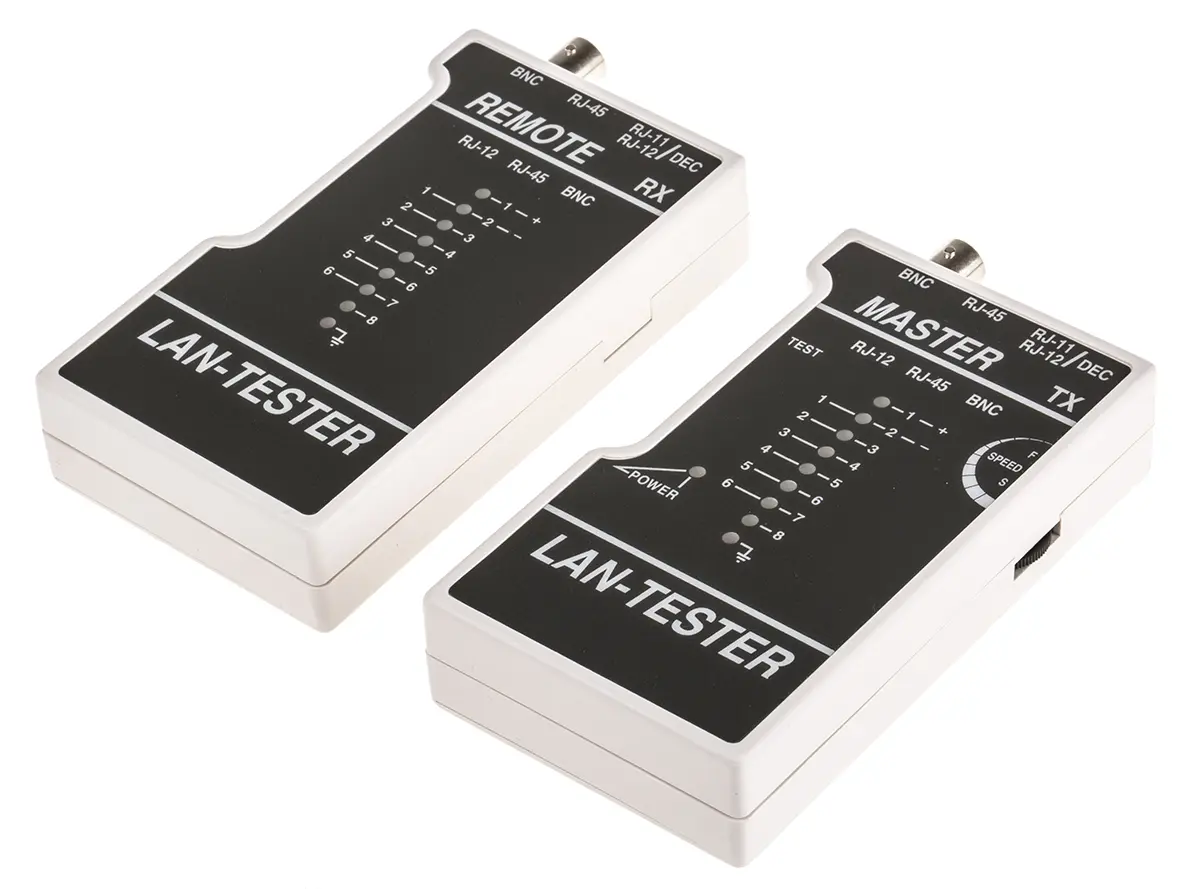 Produktfoto 1 von Silfox Netzwerktester, Netzwerk Prüfgerät, RJ12, RJ11, RJ45