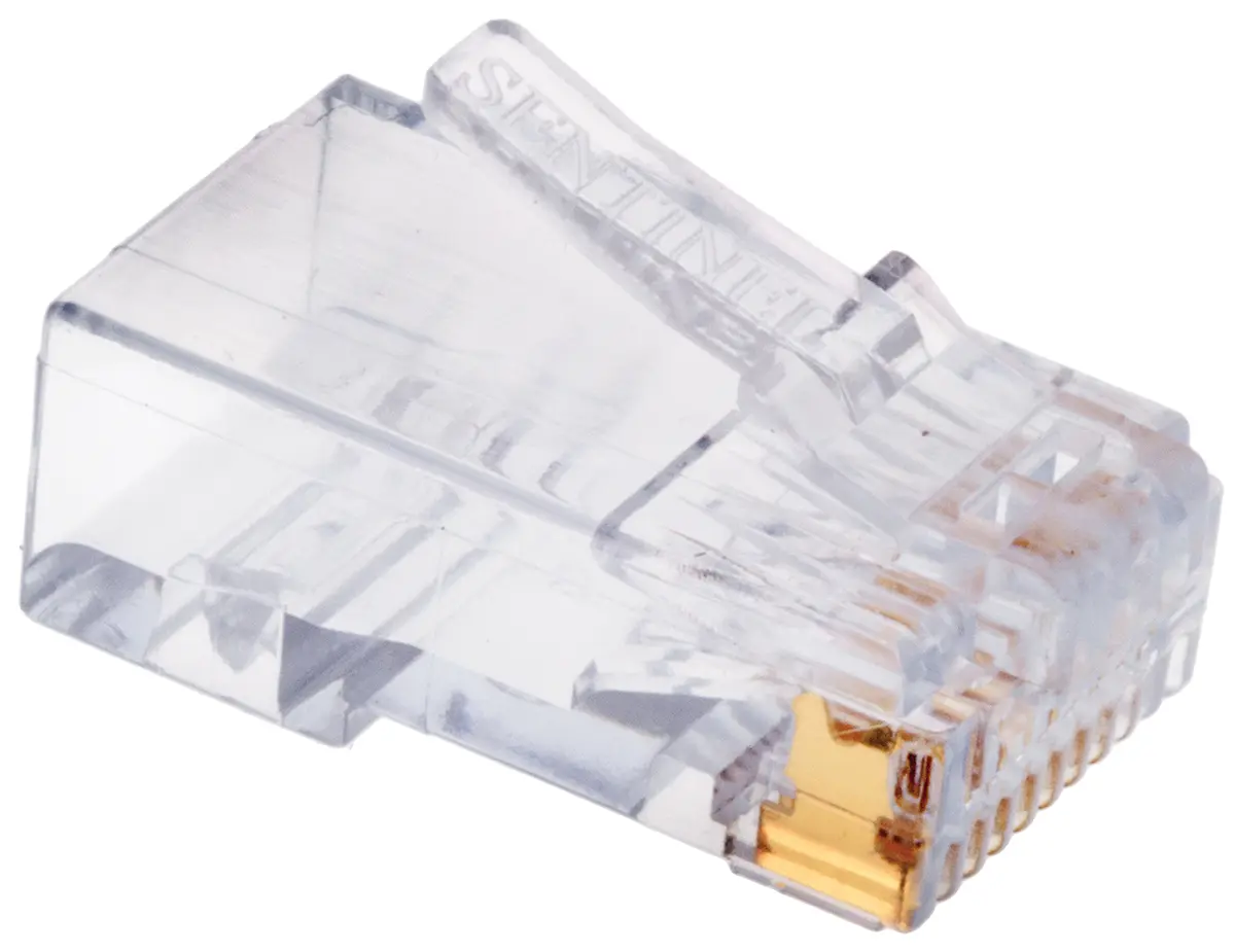Sentinel 111-0808LB16-34 Stecker Cat5e RJ45-Steckverbinder, 1-Port 8-polig Ungeschirmt Kabel Gerade