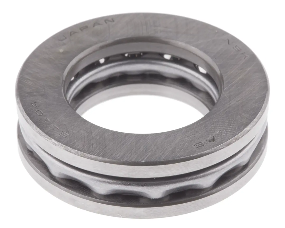Produktfoto 1 von NSK Axialkugellager Kugellager 1-reihig , Innen-Ø 20mm / Außen-Ø 35mm, Breite 10mm