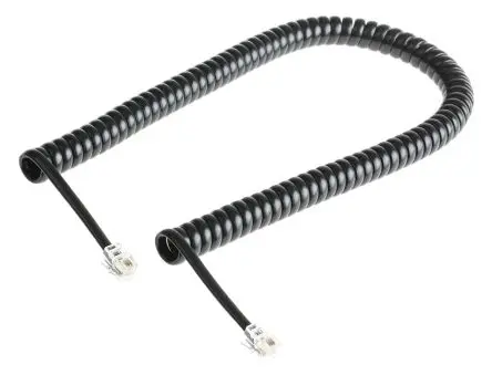 Produktfoto 1 von Decelect Telefonkabel Telefonzubehör, Schwarz 3 m