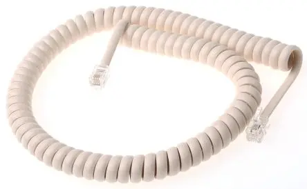 Produktfoto 1 von Decelect Telefonkabel Telefonzubehör, Beige 3 m