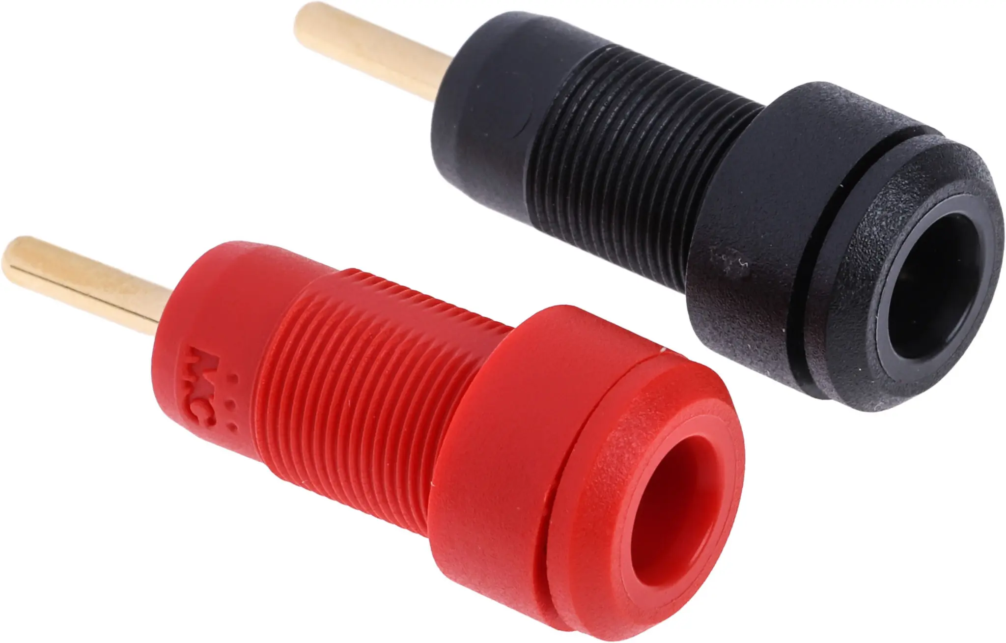 Produktfoto 1 von Staubli Stecker Schwarz, Rot Bananenstecker, Kontakt Gold