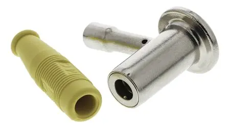 Produktfoto 1 von Staubli Prüfsteckverbinder-Adapter Gelb Kupfer Gold