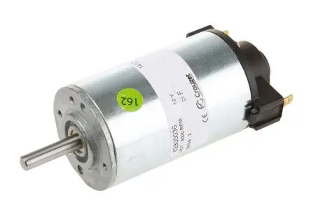 Produktfoto 1 von Crouzet 828000 Bürstenmotor Gleichstrommotor bis 75 mNm, 12V dc / 17 W, 2000U/min, Wellen-Ø 6 mm, 42mm x 84.8 mm x 25.6
