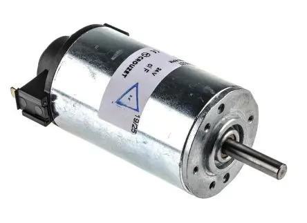 Produktfoto 1 von Crouzet 828000 Bürstenmotor Gleichstrommotor bis 75 mNm, 24V dc / 17 W, 2000U/min, Wellen-Ø 6 mm, 42mm x 84.8 mm x 25.6