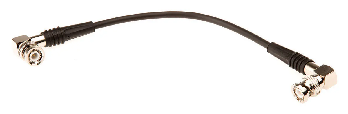 Produktfoto 1 von TE Connectivity BNC RG58 Koaxialkabel, Abgeschlossen, 50 Ω, 250 mm, Schwarz