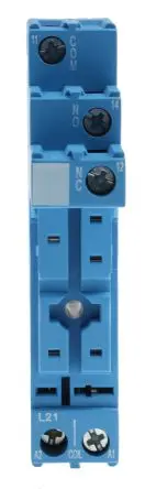 Produktfoto 1 von Finder Relaissockel zur Verwendung mit Relais, Serie 40,31 95, 8 -Kontakt, DIN-Hutschiene, 250V ac