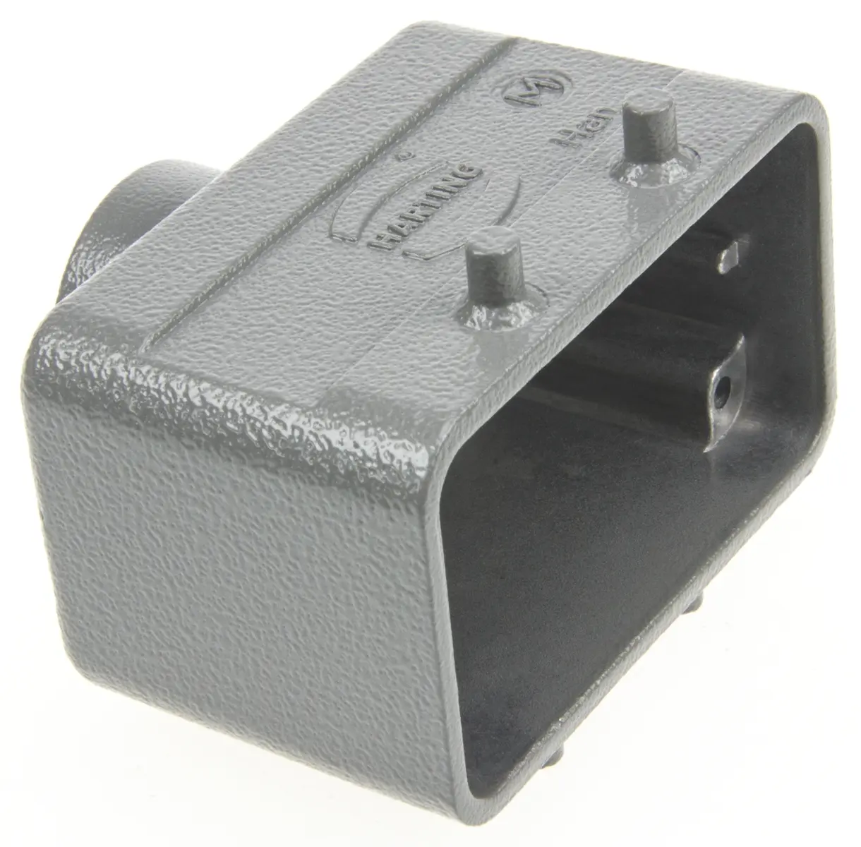 Produktfoto 1 von HARTING Han B Kappe für robusten Stromversorgungsstecker 2 Hebel 2, Anschlusshaube 10B Steckverbinderkappe, IP65, IP66,