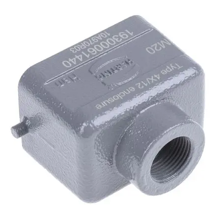 Produktfoto 1 von HARTING Han B Kappe für robusten Stromversorgungsstecker 1 Hebel 1 6B Steckverbinderkappe, IP65, IP66, IP67